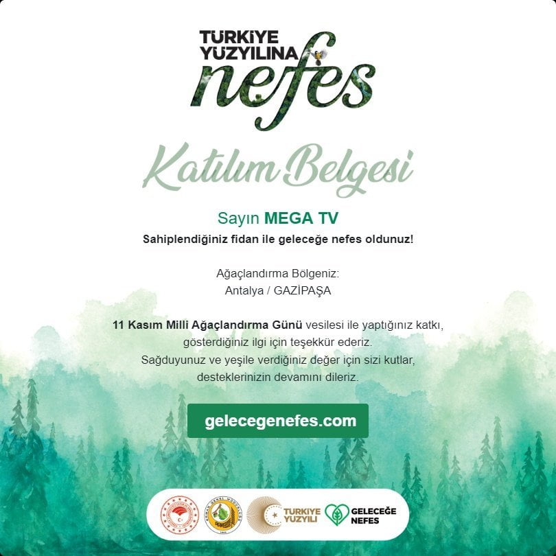 11 Kasım Millî Ağaçlandırma Günü