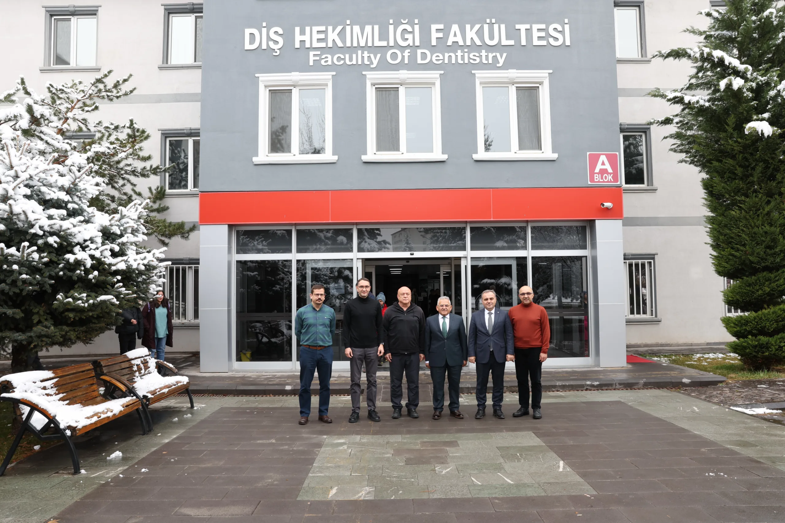 BAŞKAN BÜYÜKKILIÇ’TAN KANKA’YA VE ERÜ DİŞ HEKİMLİĞİ’NE ZİYARET