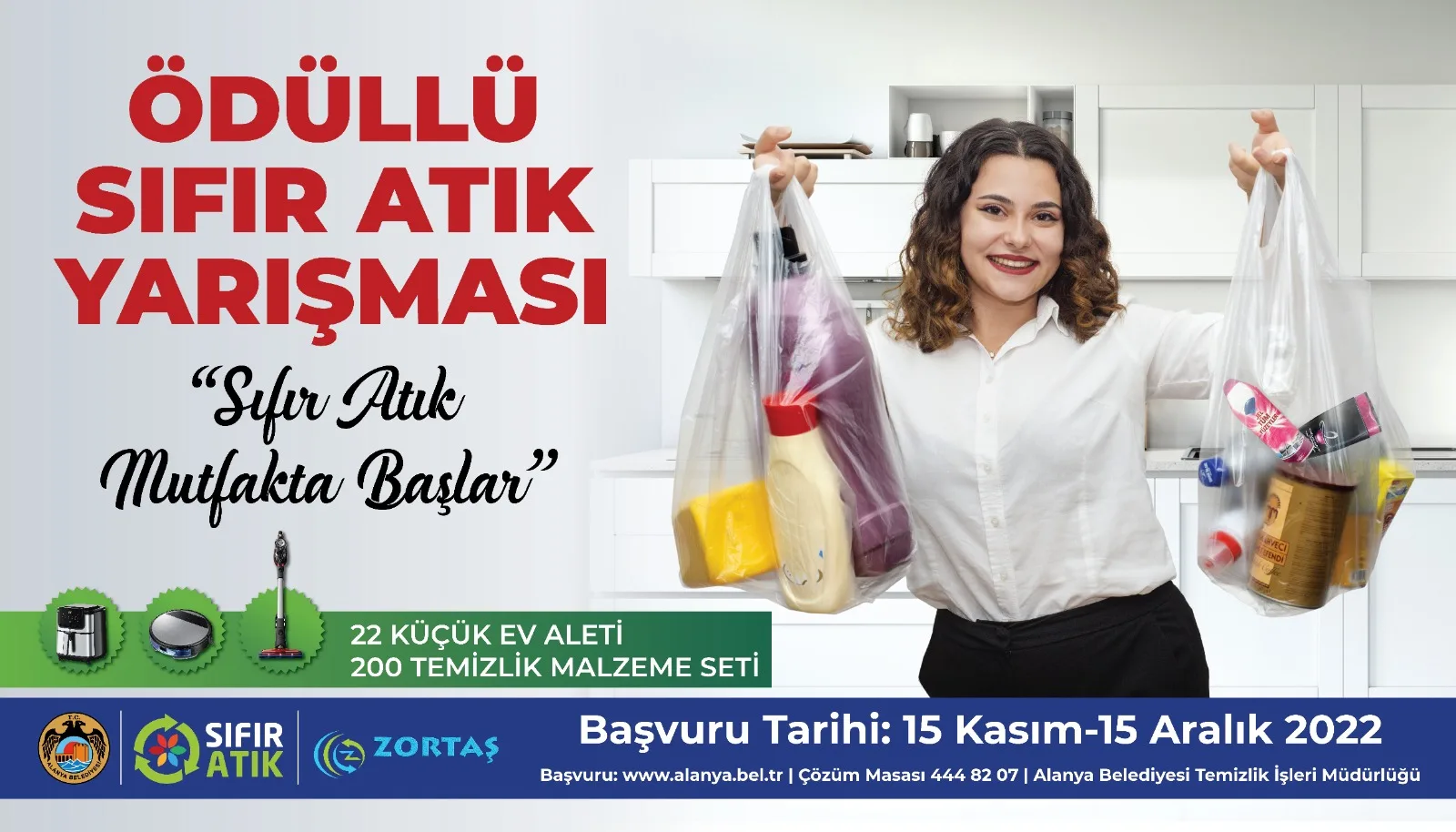 ÖDÜLLÜ SIFIR ATIK YARIŞMASINA KATILMAK İÇİN SON FIRSAT