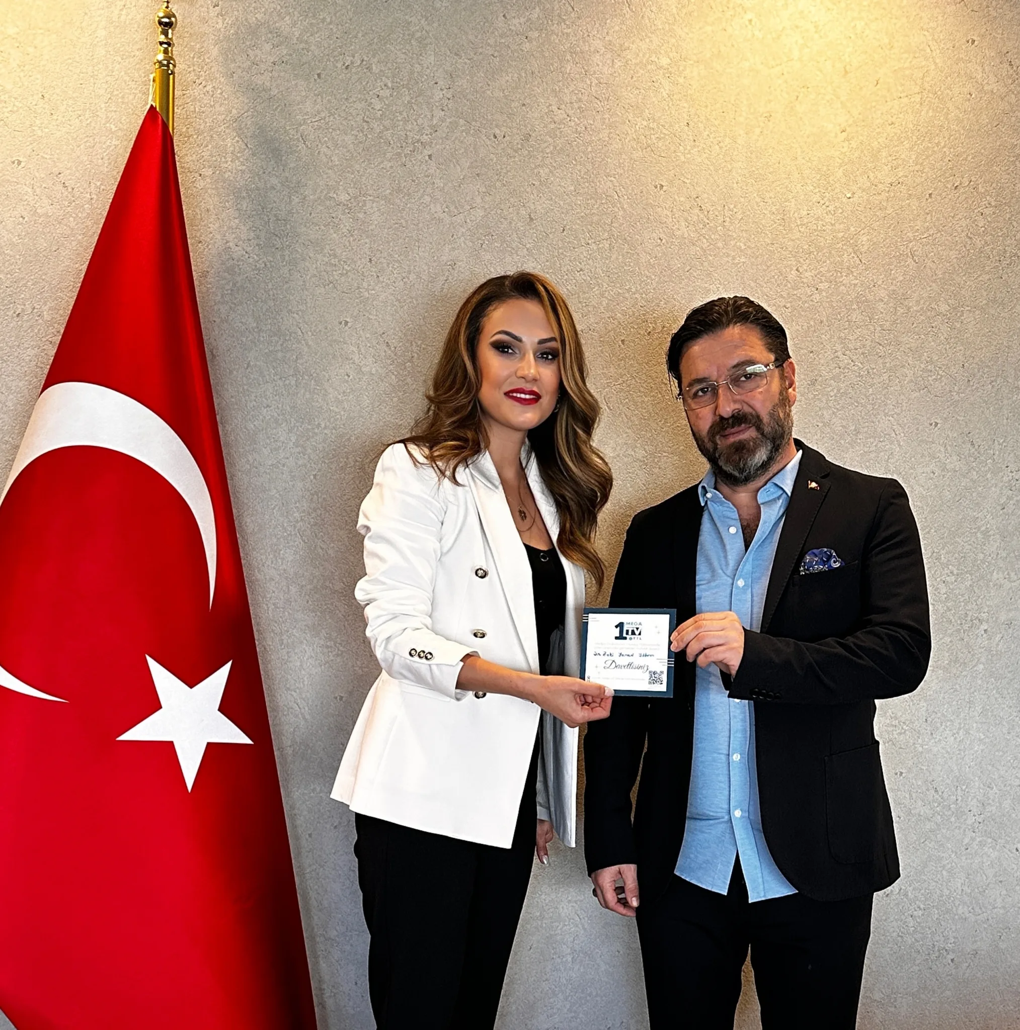 MEGA TV’DEN ZEKİ YAMANİ YILDIRIM BEY’E 1. KURULUŞ YILDÖNÜMÜ DAVETİ