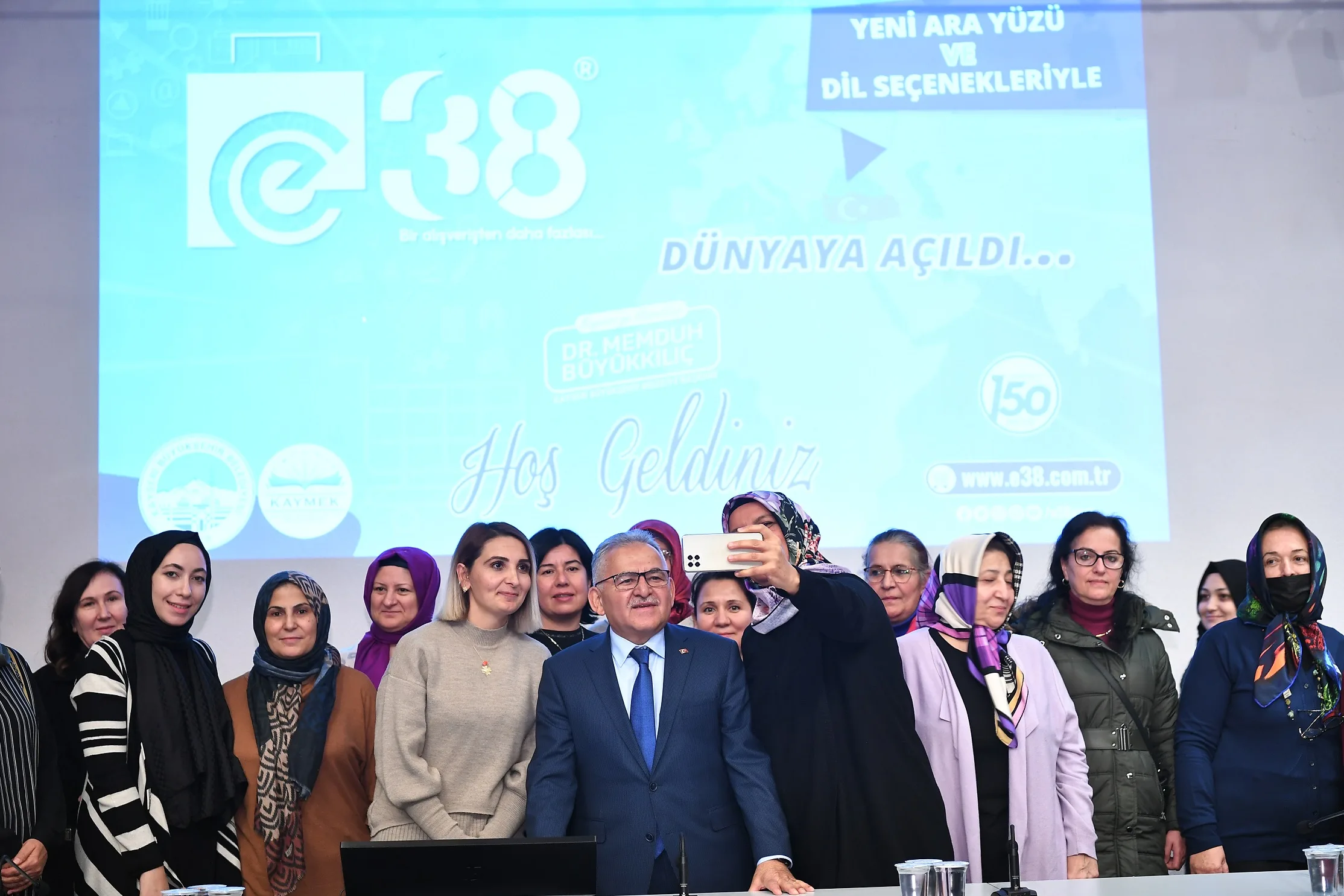 BAŞKAN BÜYÜKKILIÇ, E-38’İN DÜNYAYA AÇILAN YENİ ARA YÜZÜNÜ TANITTI