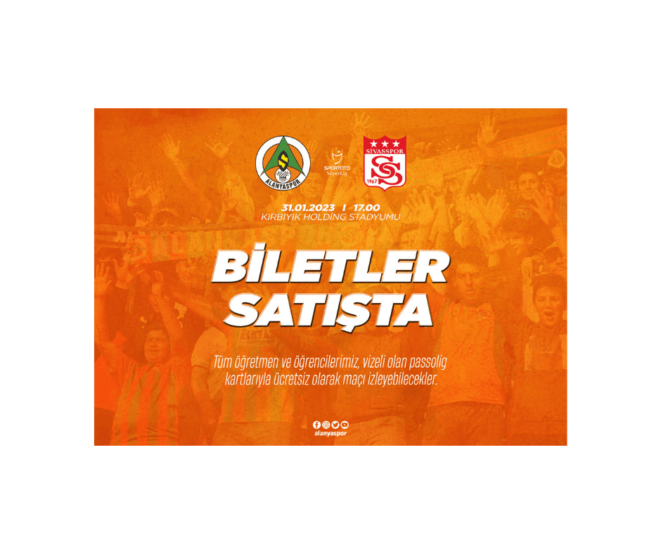 BİLETLER SATIŞTA