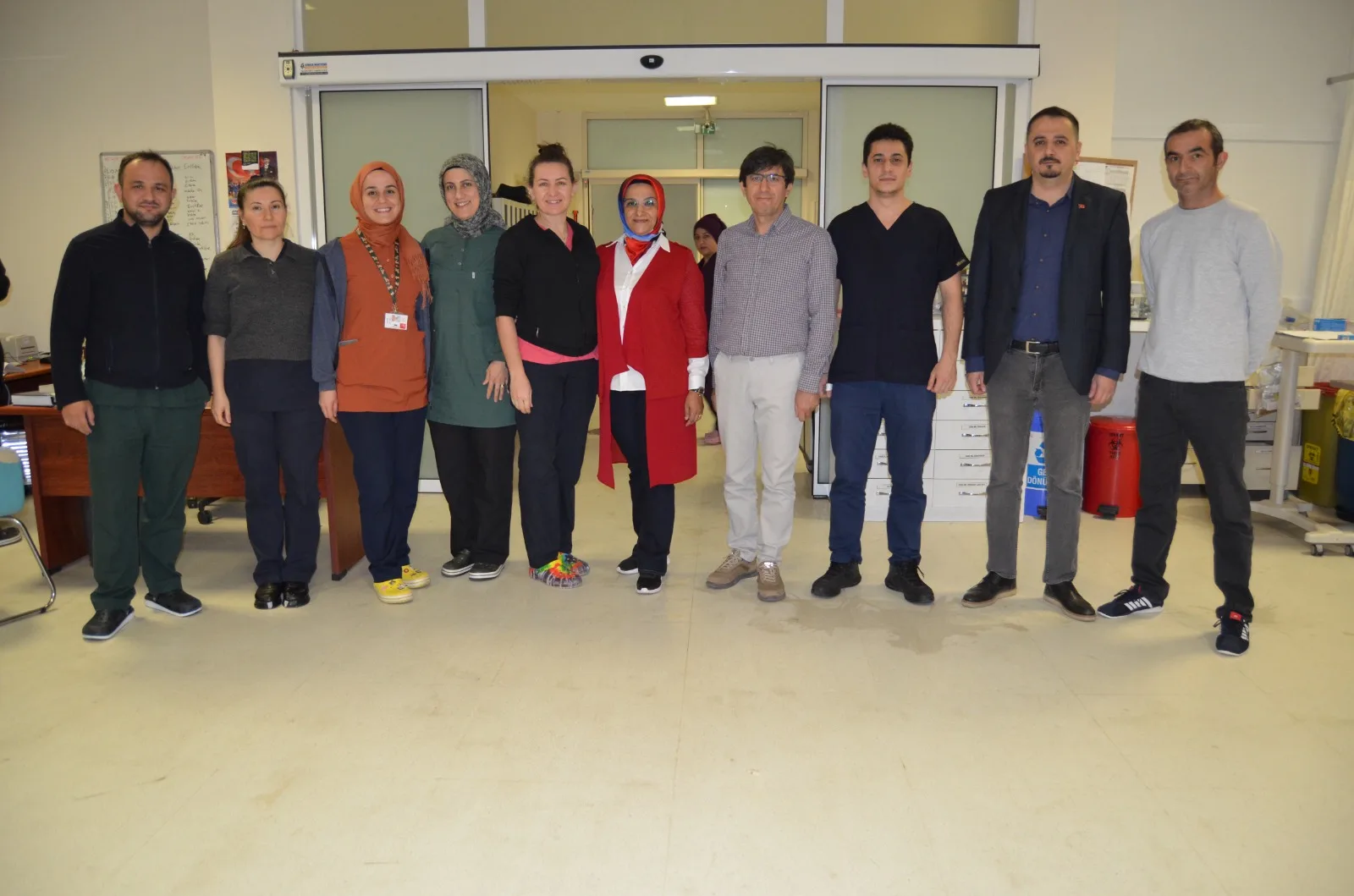 SAĞLIK ÇALIŞANLARI YENİ YILA GÖREVİ BAŞINDA GİRDİ!