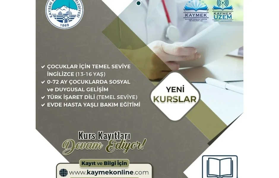 KAYMEK UZEM’İN KURS KAYITLARI DEVAM EDİYOR - Mega TV Adsız tasarım (1)