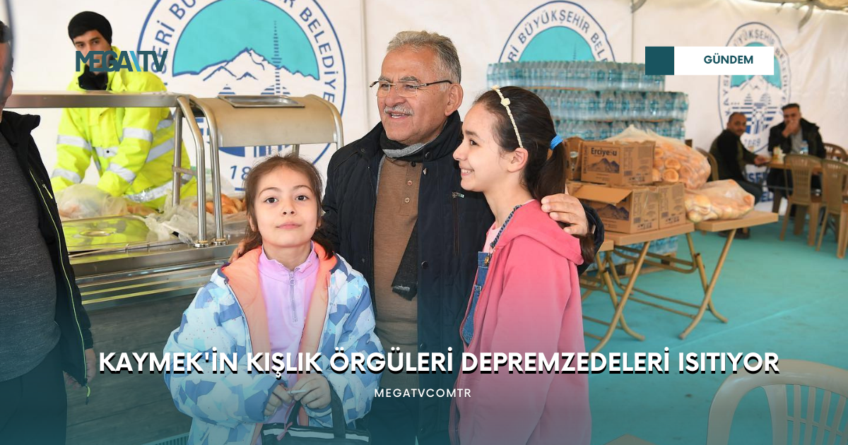 KAYMEK’İN KIŞLIK ÖRGÜLERİ DEPREMZEDELERİ ISITIYOR