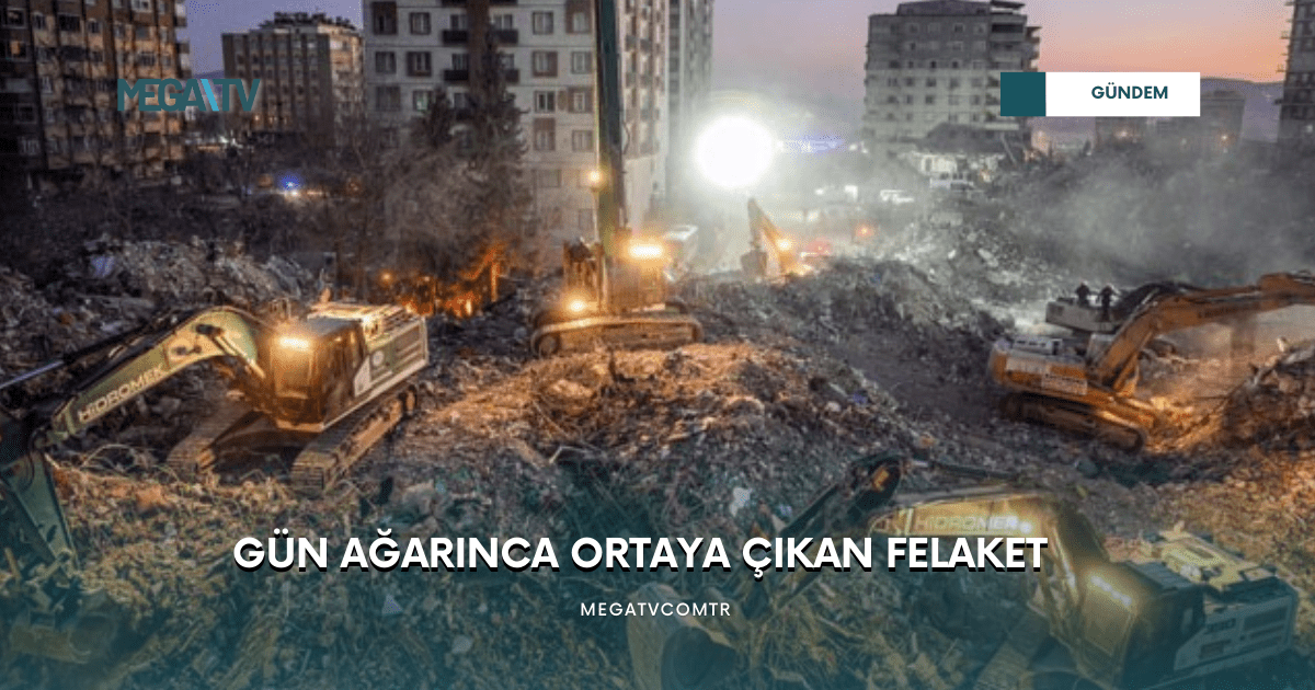 GÜN AĞARINCA ORTAYA ÇIKAN FELAKET