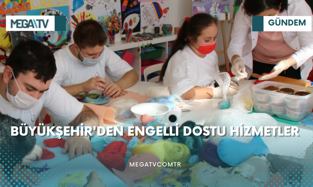 BÜYÜKŞEHİR'DEN ENGELLİ DOSTU HİZMETLER - Mega TV iki satırlı haberler (15)