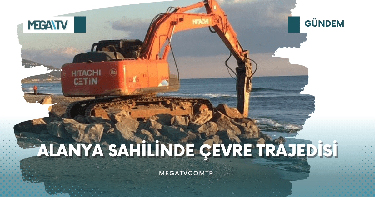 ALANYA SAHİLİNDE ÇEVRE TRAJEDİSİ