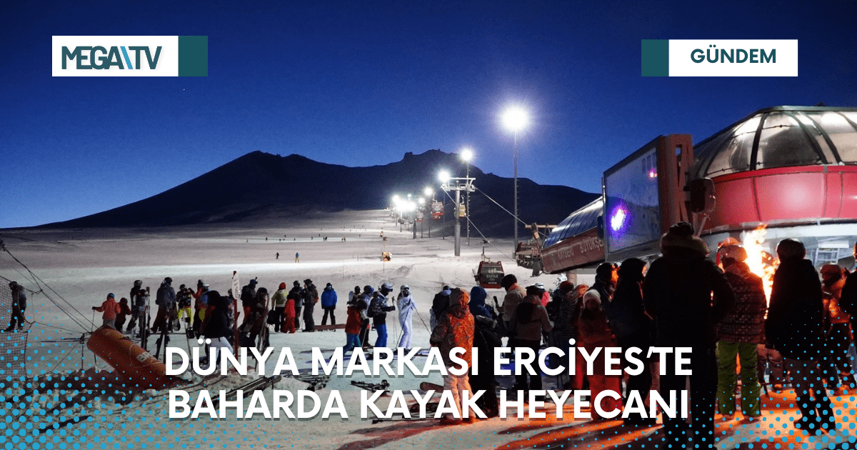 DÜNYA MARKASI ERCİYES’TE BAHARDA KAYAK HEYECANI
