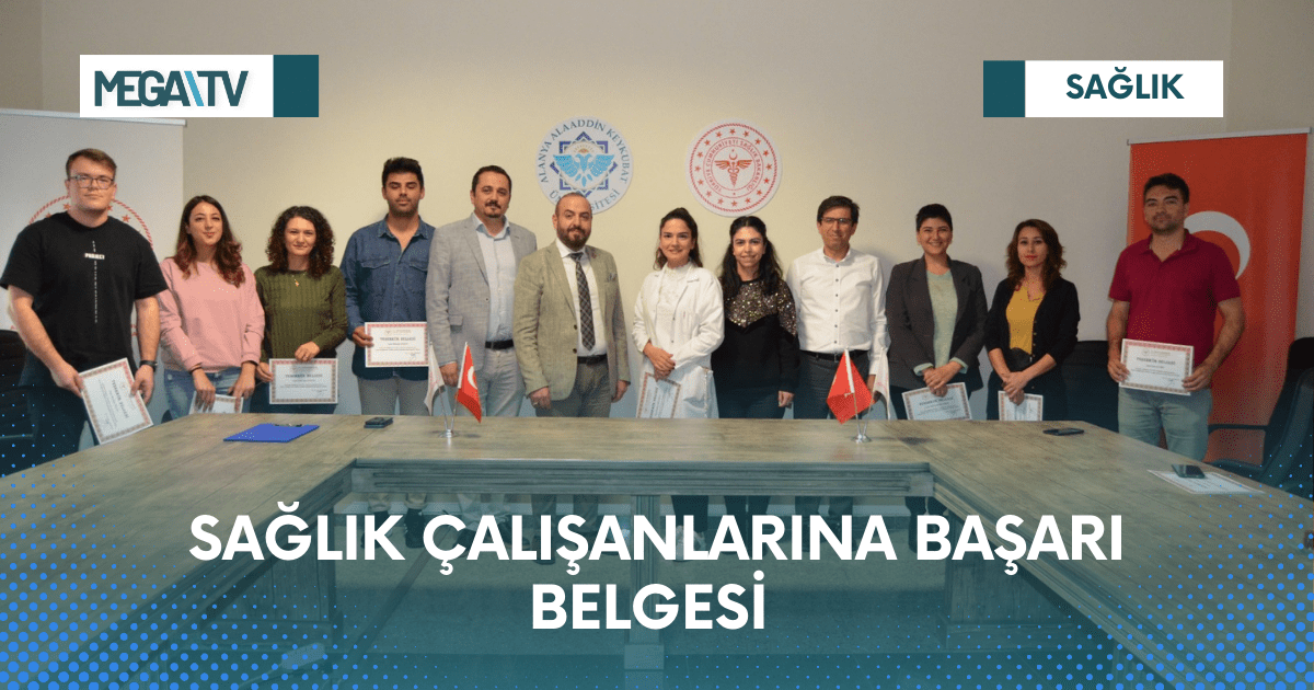 SAĞLIK ÇALIŞANLARINA BAŞARI BELGESİ