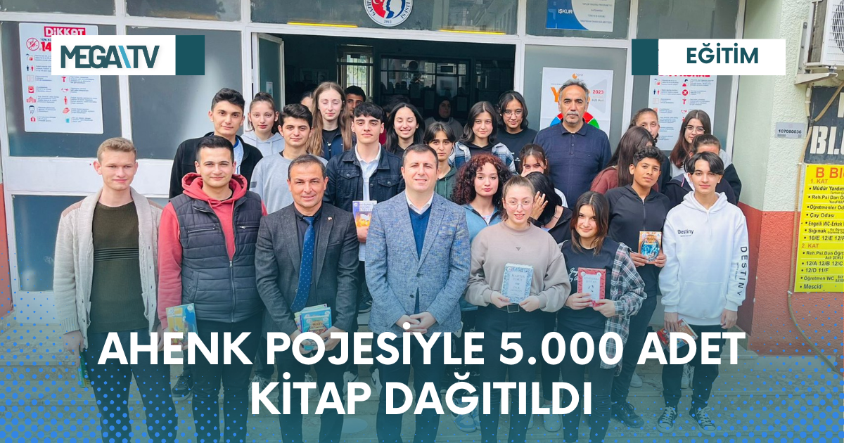 AHENK POJESİYLE 5.000 ADET KİTAP DAĞITILDI