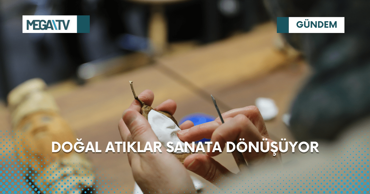 Doğal atıklar sanata dönüşüyor