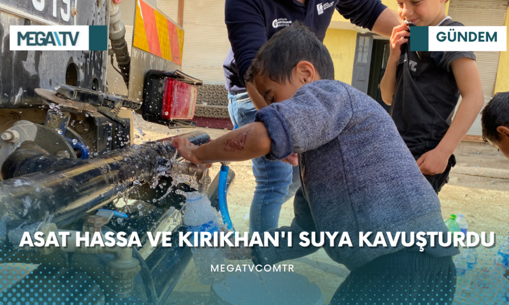ASAT HASSA VE KIRIKHAN'I SUYA KAVUŞTURDU - Mega TV iki satırlı haberler (27)