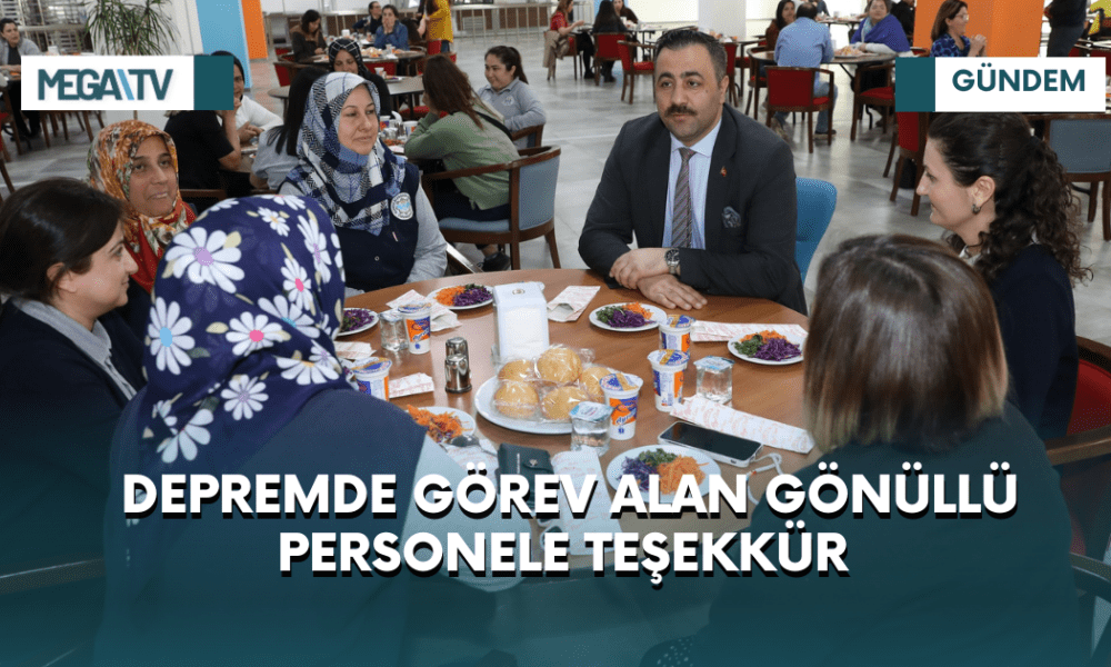 DEPREMDE GÖREV ALAN GÖNÜLLÜ PERSONELE TEŞEKKÜR - Mega TV iki satırlı haberler (46)