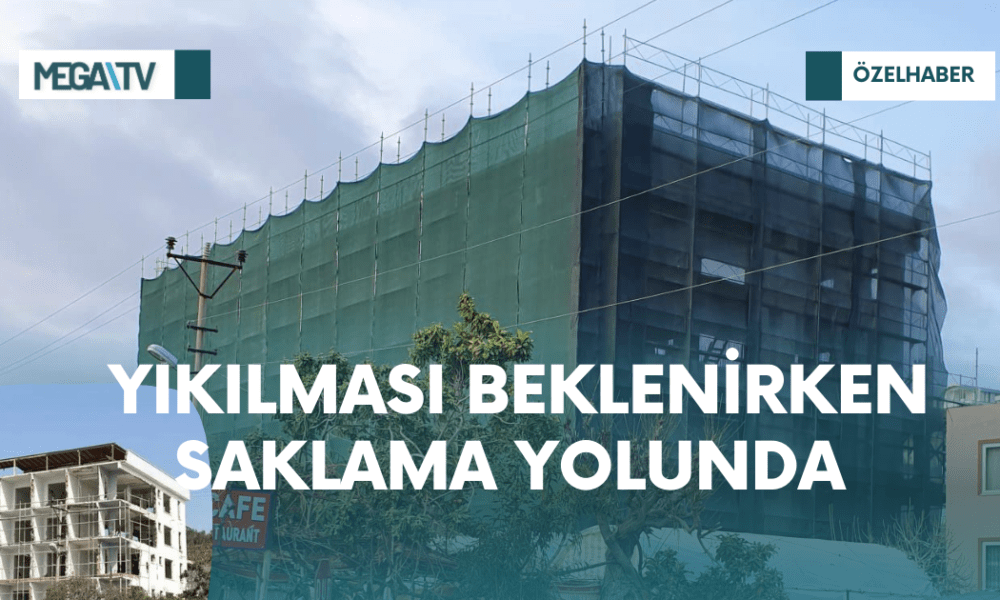 YIKILMASI BEKLENİRKEN SAKLAMA YOLUNDA - Mega TV iki satırlı haberler (64)