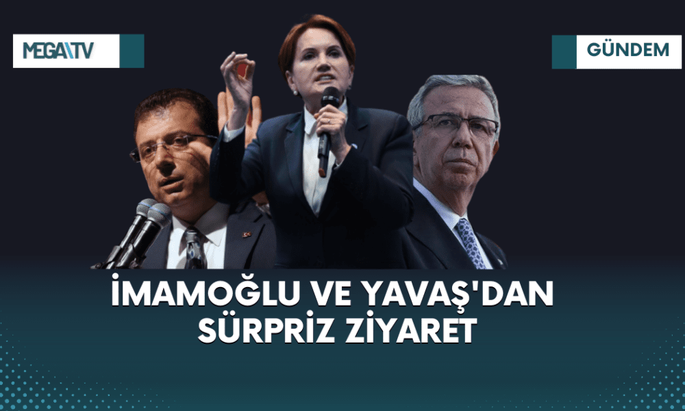 İMAMOĞLU VE YAVAŞ’DAN SÜRPRİZ ZİYARET - Mega TV iki satırlı haberler (68)