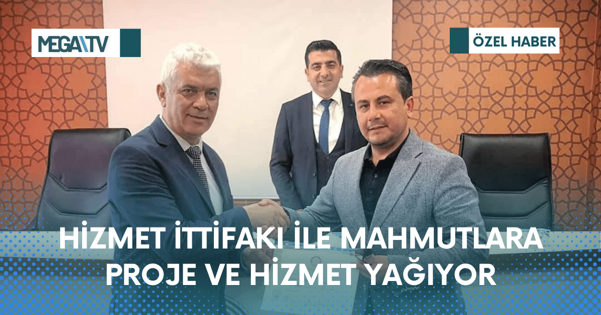 HİZMET İTTİFAKI İLE MAHMUTLARA PROJE VE HİZMET YAĞIYOR