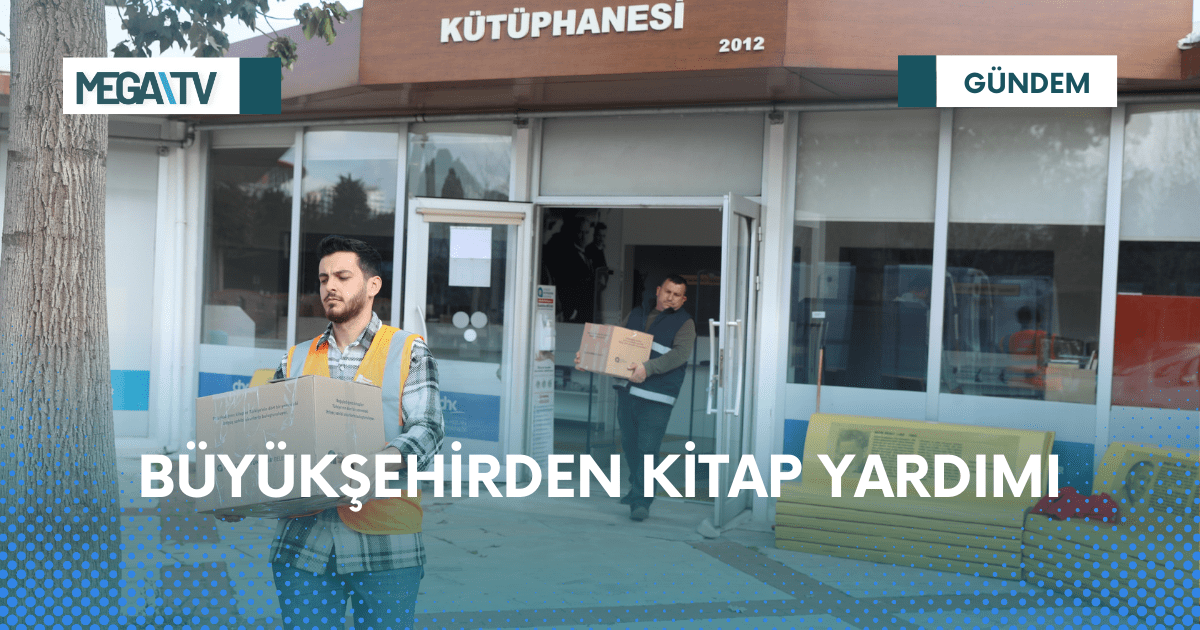 BÜYÜKŞEHİRDEN KİTAP YARDIMI