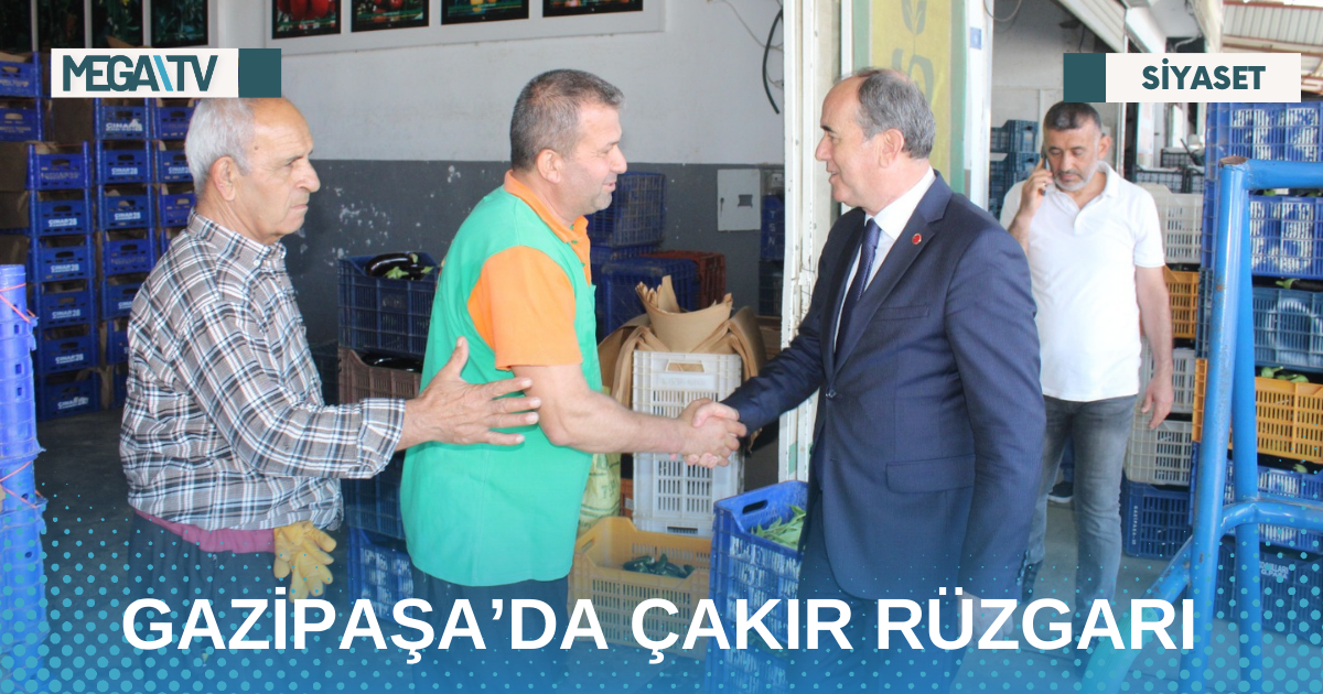 GAZİPAŞA’DA ÇAKIR RÜZGARI