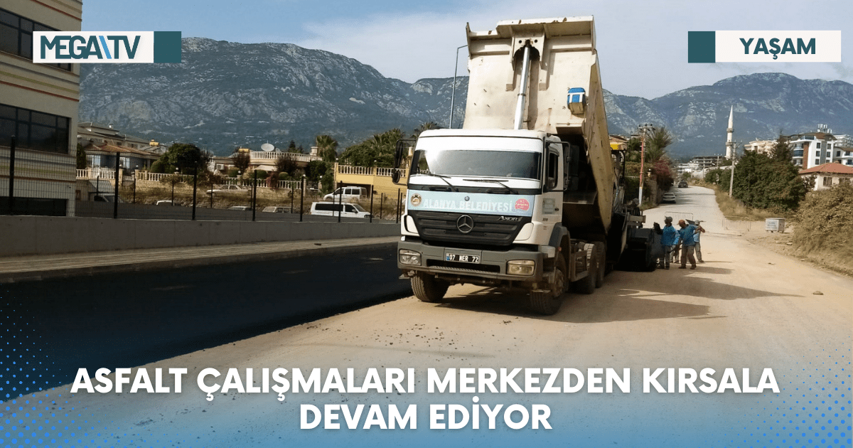 ASFALT ÇALIŞMALARI MERKEZDEN KIRSALA DEVAM EDİYOR