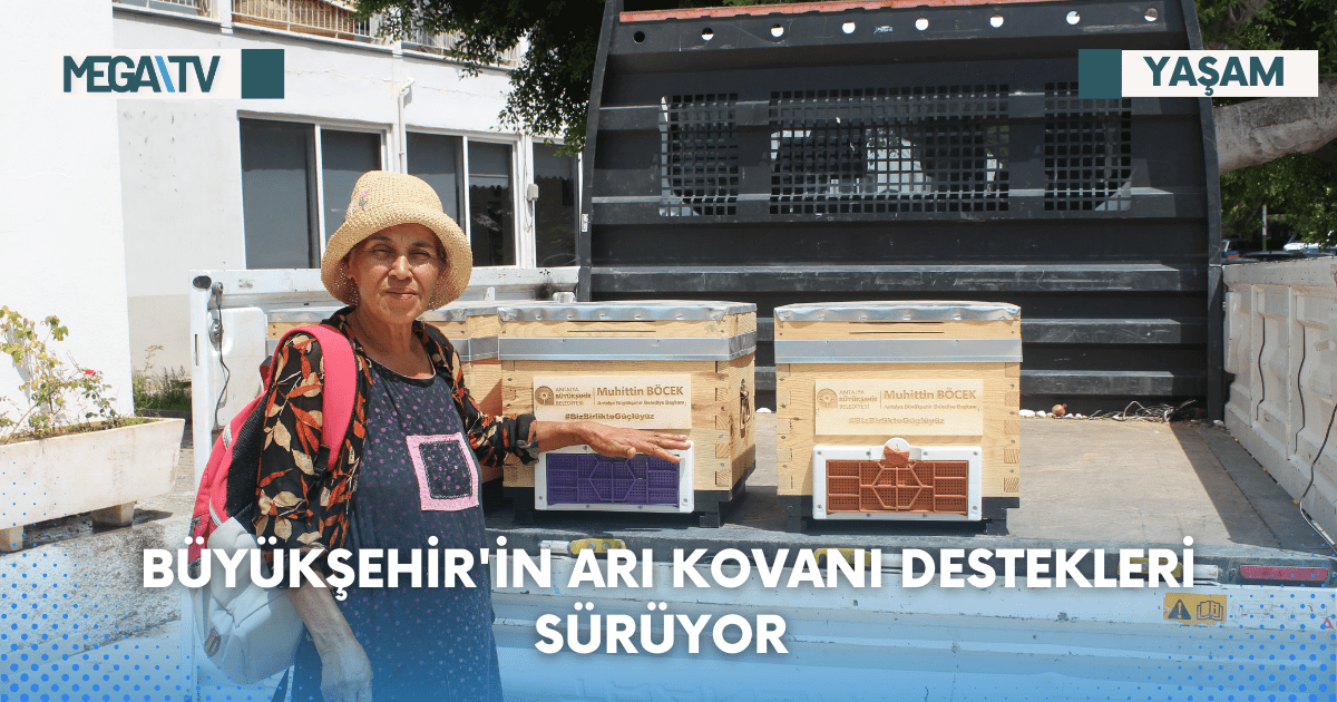 BÜYÜKŞEHİR’İN ARI KOVANI DESTEKLERİ SÜRÜYOR