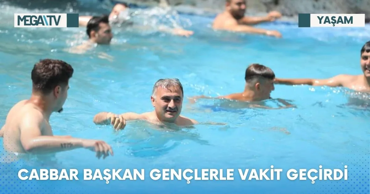 CABBAR BAŞKAN GENÇLERLE VAKİT GEÇİRDİ