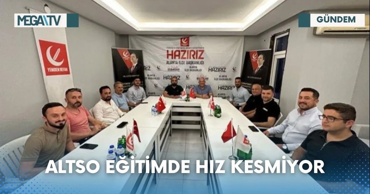 ALTSO EĞİTİMDE HIZ KESMİYOR
