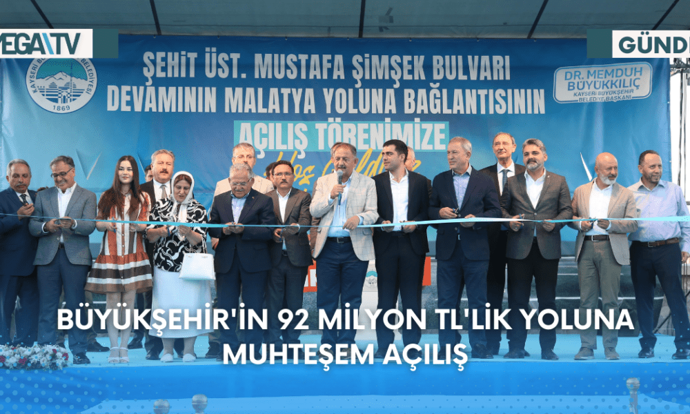 Büyükşehir'in 92 Milyon TL'lik Yoluna Muhteşem Açılış - Mega TV Web Haber Şablon - 2023-08-28T101748.953