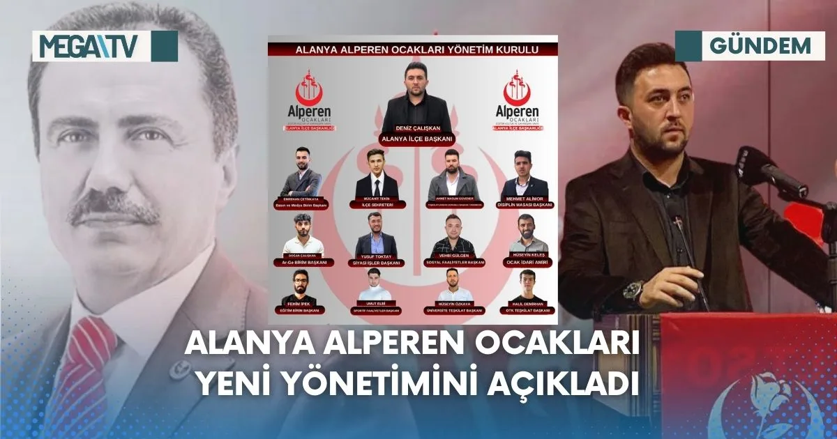 Alanya Alperen Ocakları Yeni Yönetimini Açıkladı