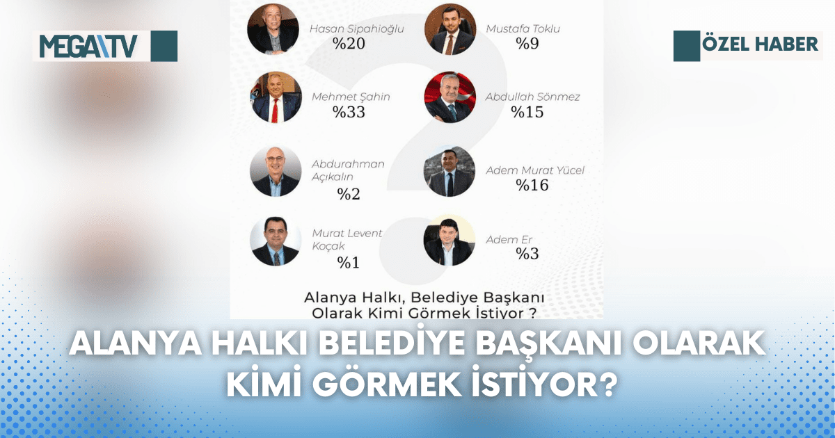 Alanya Halkı Belediye Başkanı Olarak Kimi Görmek İstiyor?