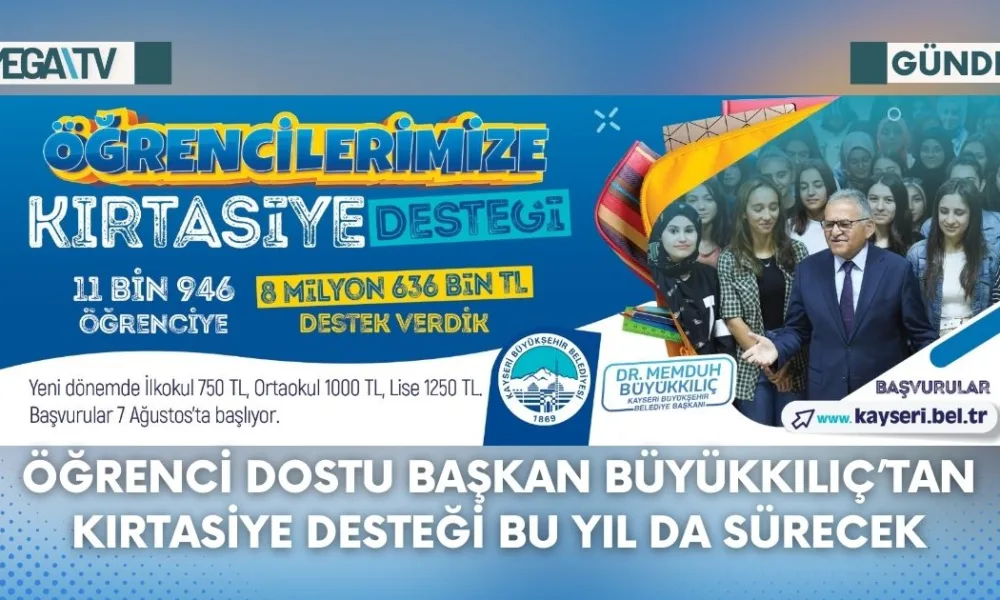 Öğrenci Dostu Başkan Büyükkılıç’tan Kırtasiye Desteği Bu Yıl Da Sürecek - Mega TV Web Haber Şablon (31)