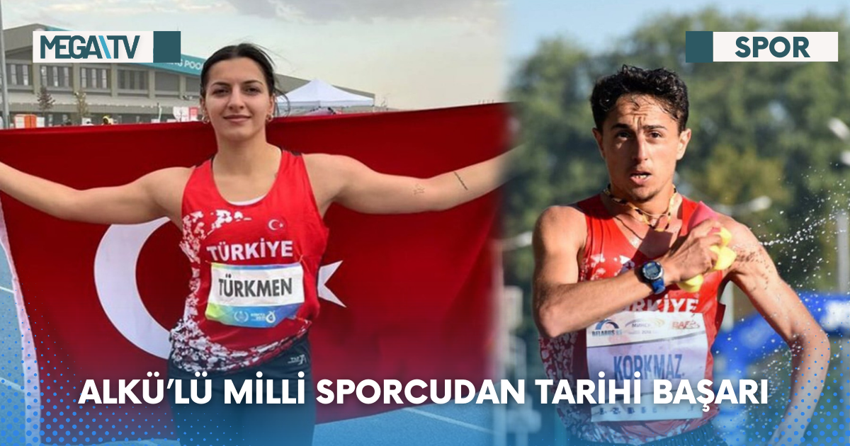 ALKÜ’LÜ MİLLİ SPORCUDAN TARİHİ BAŞARI