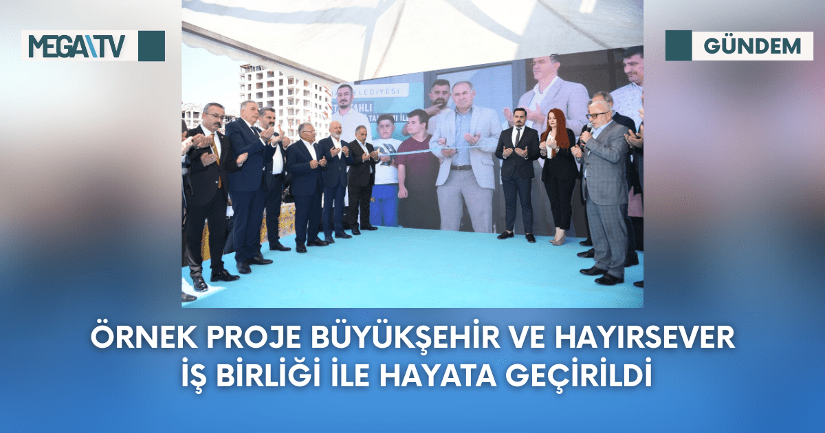 Örnek Proje Büyükşehir Ve Hayırsever İş Birliği İle Hayata Geçirildi
