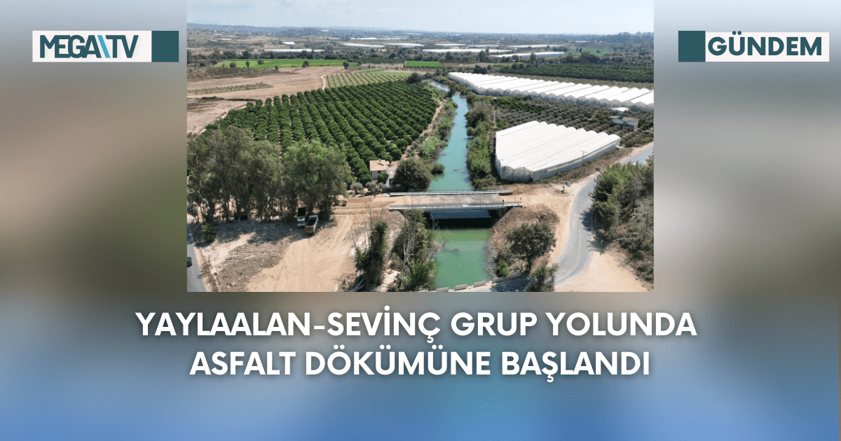 Yaylaalan-Sevinç Grup Yolunda Asfalt Dökümüne Başlandı