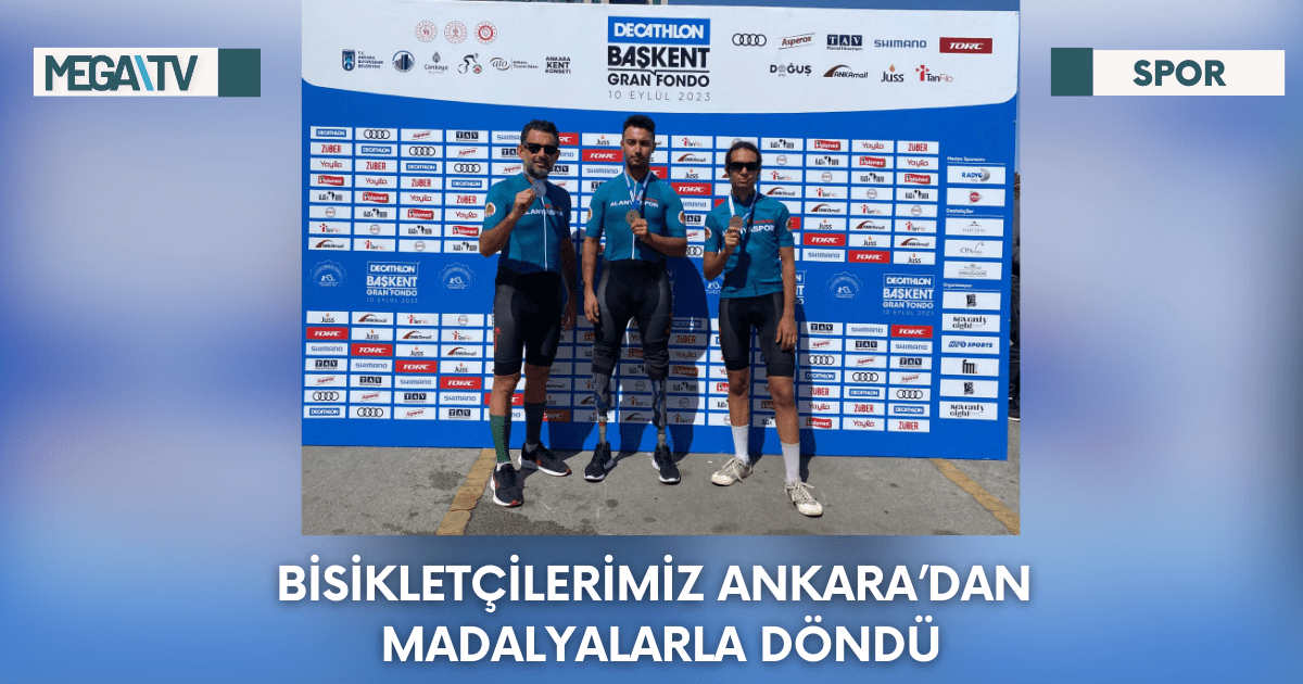 Bisikletçilerimiz Ankara’dan Madalyalarla Döndü