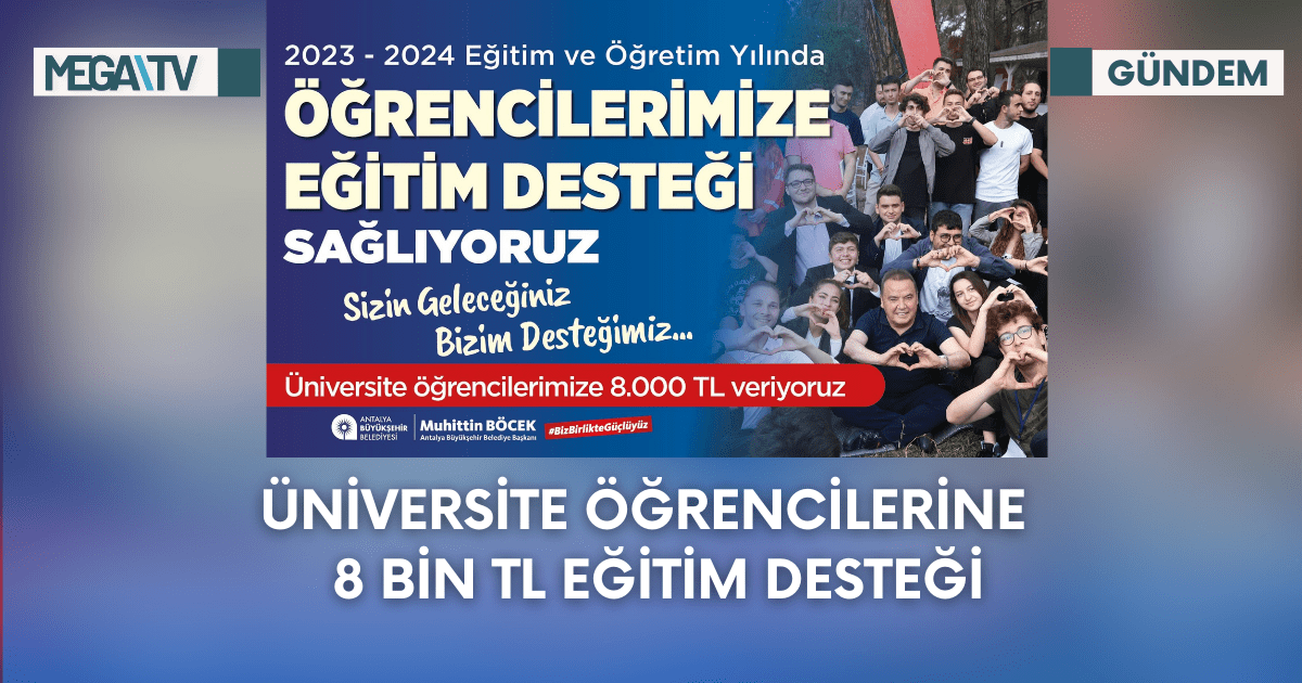 Üniversite öğrencilerine  8 bin TL eğitim desteği