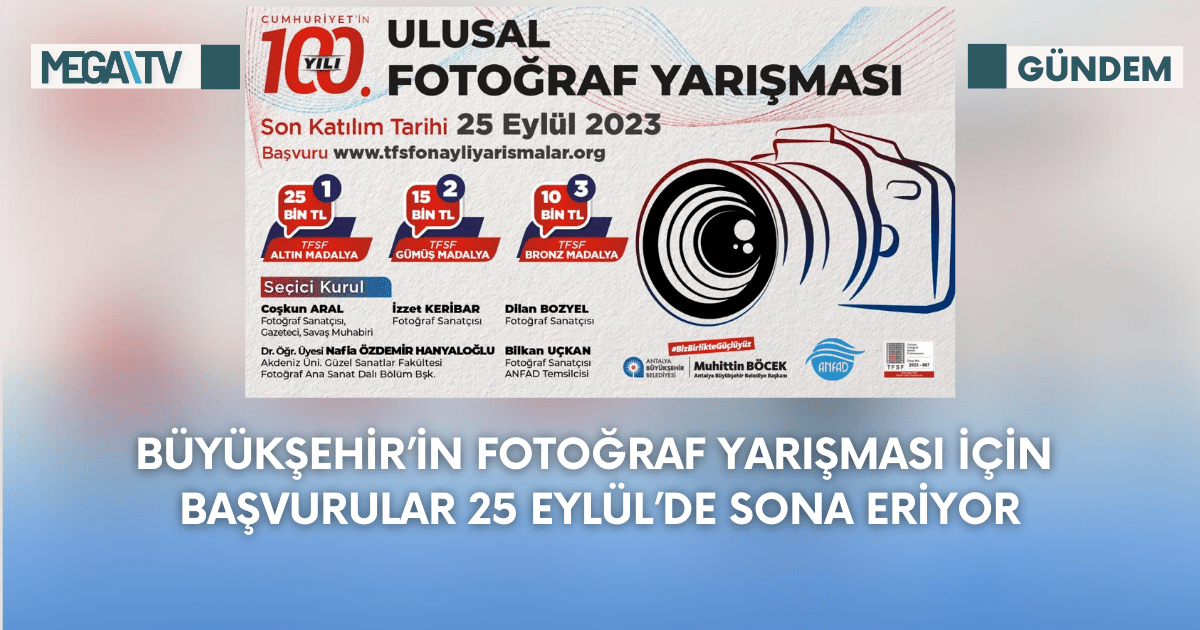 Büyükşehir’in Fotoğraf Yarışması İçin  Başvurular 25 Eylül’de Sona Eriyor