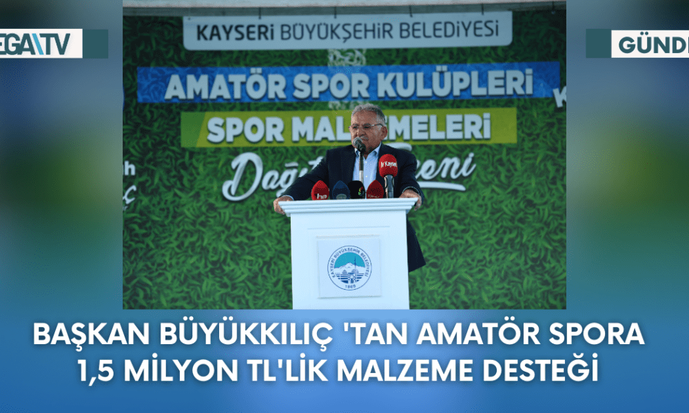 Başkan Büyükkılıç 'tan Amatör Spora 1,5 Milyon TL'lik Malzeme Desteği - Mega TV Web Haber Şablon - 2023-09-22T110531.972