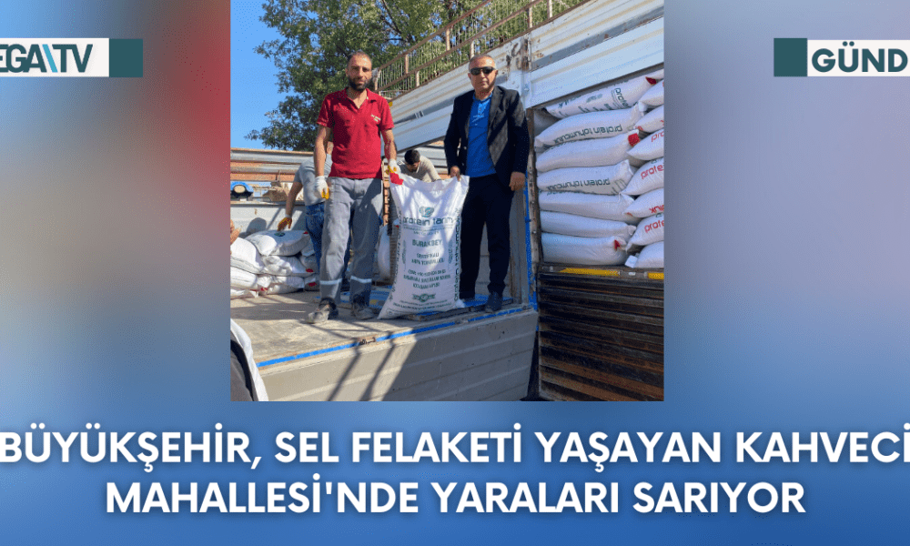 Büyükşehir, Sel Felaketi Yaşayan Kahveci Mahallesi'nde Yaraları Sarıyor - Mega TV Web Haber Şablon - 2023-09-29T161219.015