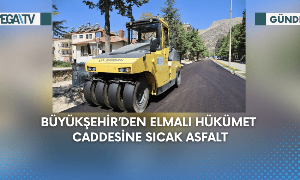 Büyükşehir’den Elmalı Hükümet Caddesine sıcak asfalt - Mega TV Web Haber Şablon (87)