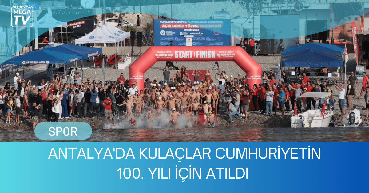 Antalya’da Kulaçlar Cumhuriyetin 100. Yılı İçin Atıldı 