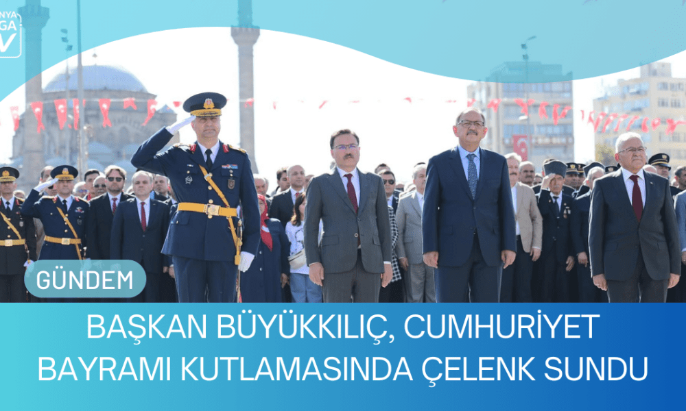 Başkan Büyükkılıç, Cumhuriyet Bayramı Kutlamasında Çelenk Sundu - Mega TV WEBSİTE ŞABLON (18)