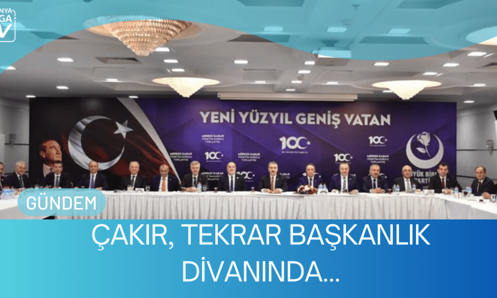 Çakır, Tekrar Başkanlık Divanında... - Mega TV WEBSİTE ŞABLON (23)