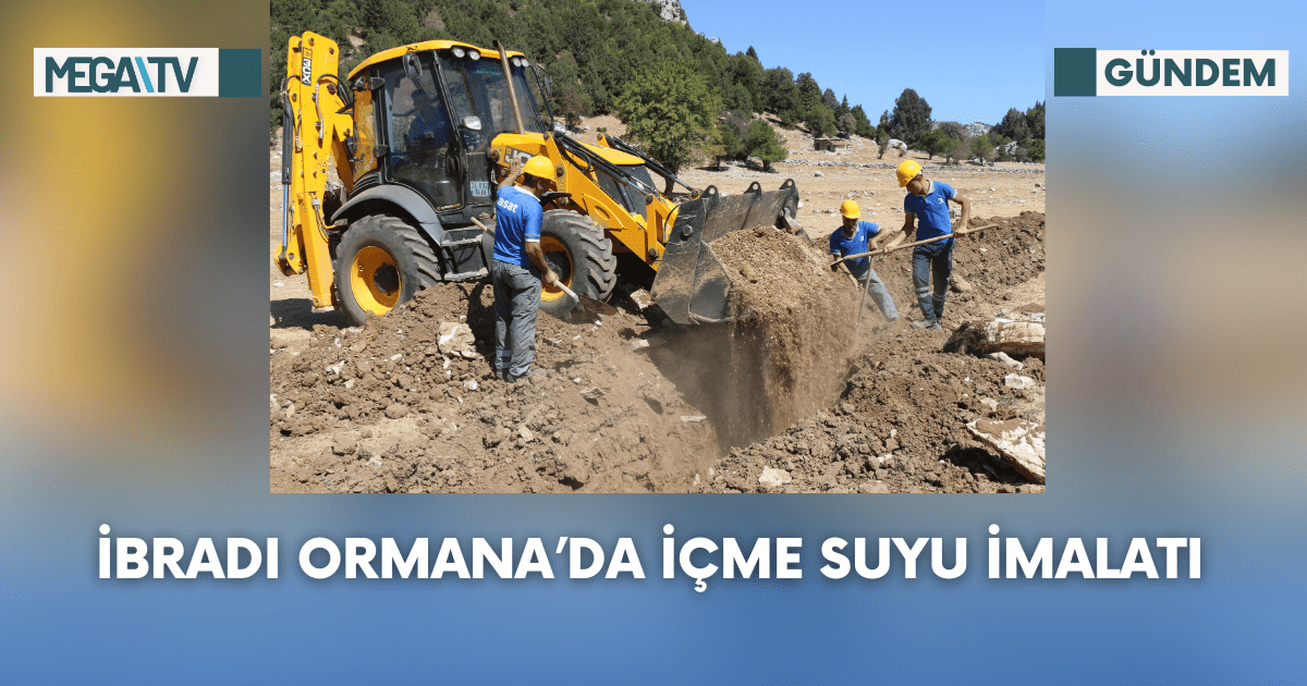 İbradı Ormana’da İçme Suyu İmalatı
