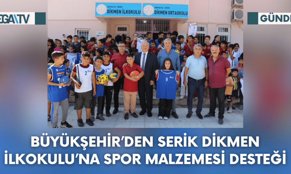 Büyükşehir’den Serik Dikmen İlkokulu’na Spor Malzemesi Desteği - Mega TV Web Haber Şablon - 2023-10-10T135759.940
