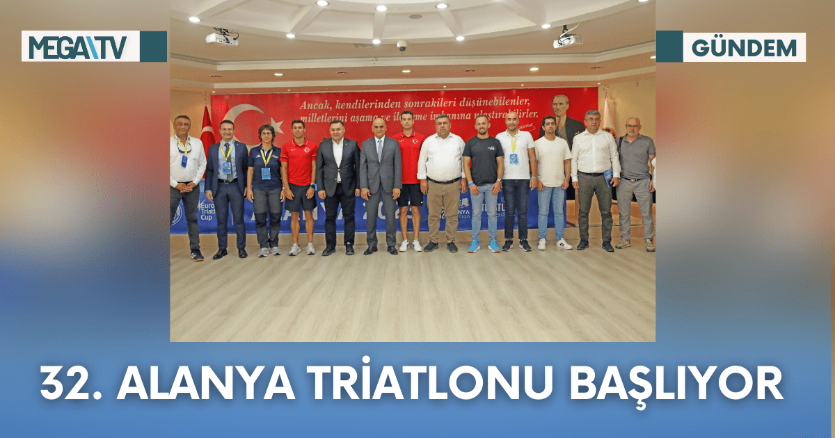 32. Alanya Triatlonu Başlıyor