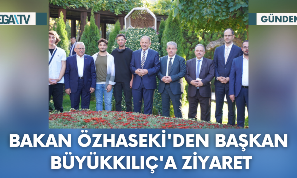 Bakan Özhaseki'den Başkan Büyükkılıç'a Ziyaret - Mega TV Web Haber Şablon - 2023-10-14T163759.575