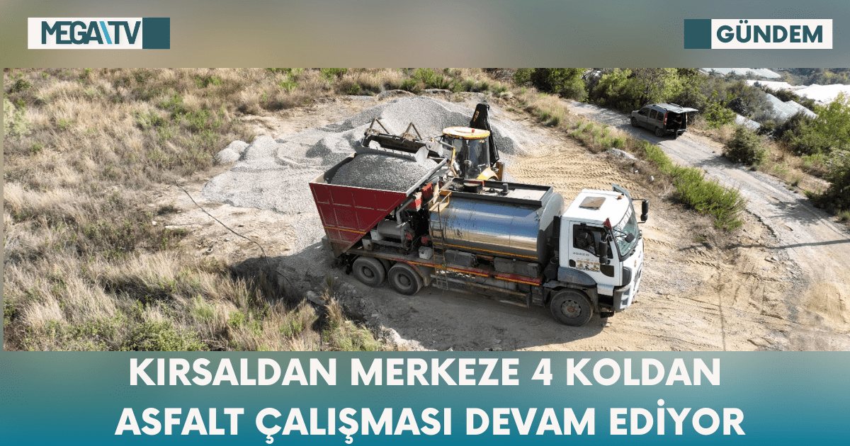 Kırsaldan Merkeze 4 Koldan Asfalt Çalışması Devam Ediyor