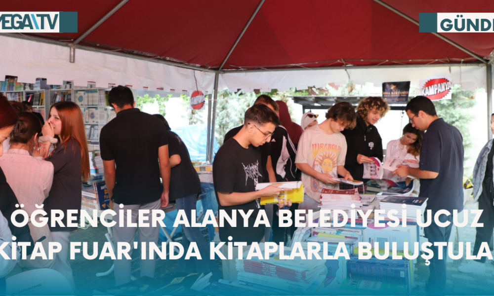 Öğrenciler Alanya Belediyesi Ucuz Kitap Fuar'ında Kitaplarla Buluştular - Mega TV Web Haber Şablon - 2023-10-18T142801.219