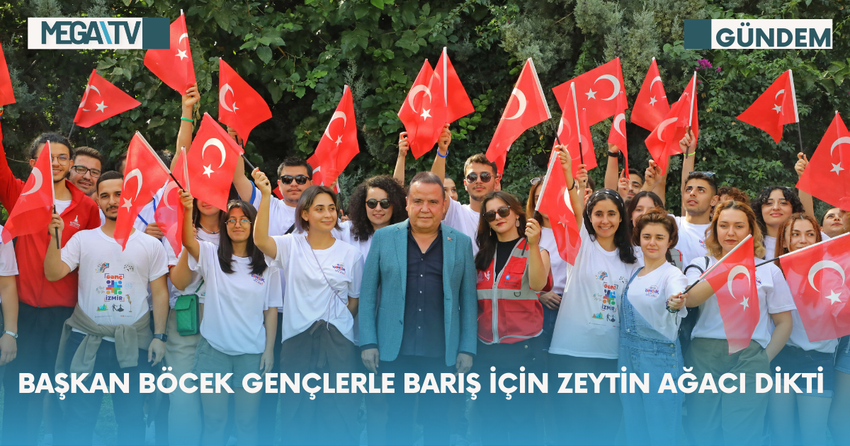 Başkan Böcek Gençlerle Barış İçin Zeytin Ağacı Dikti 